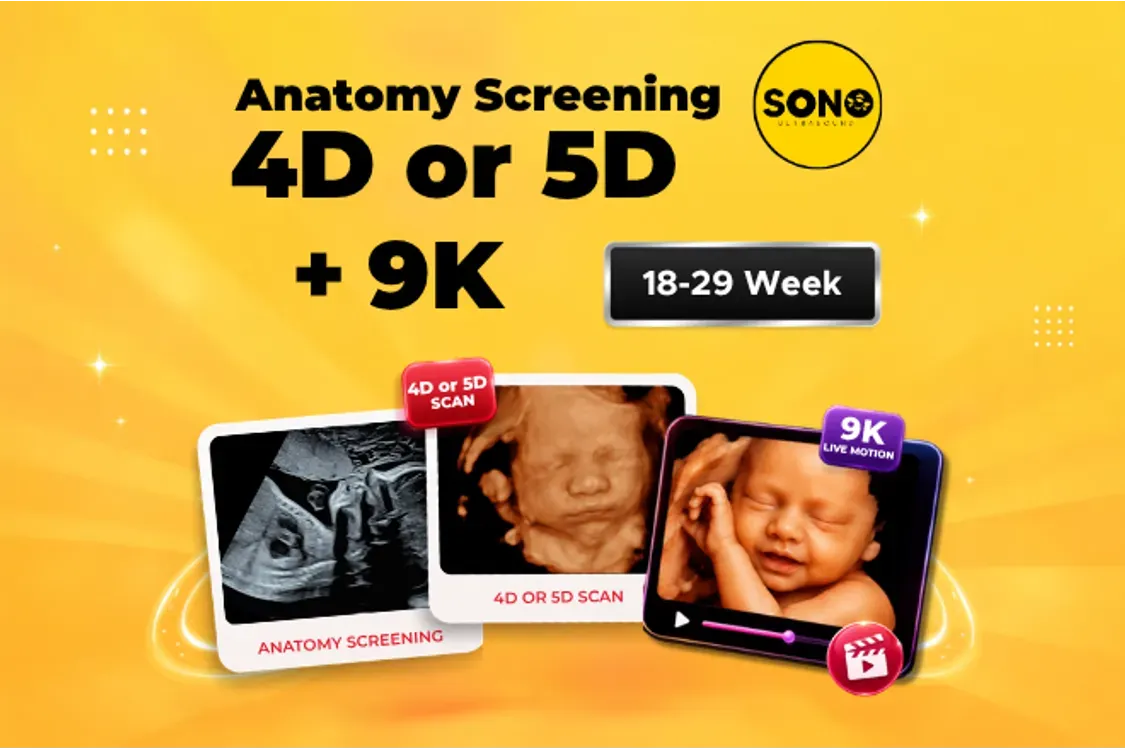 Anatomy Screening + 5D Scan in 9K Clarity
