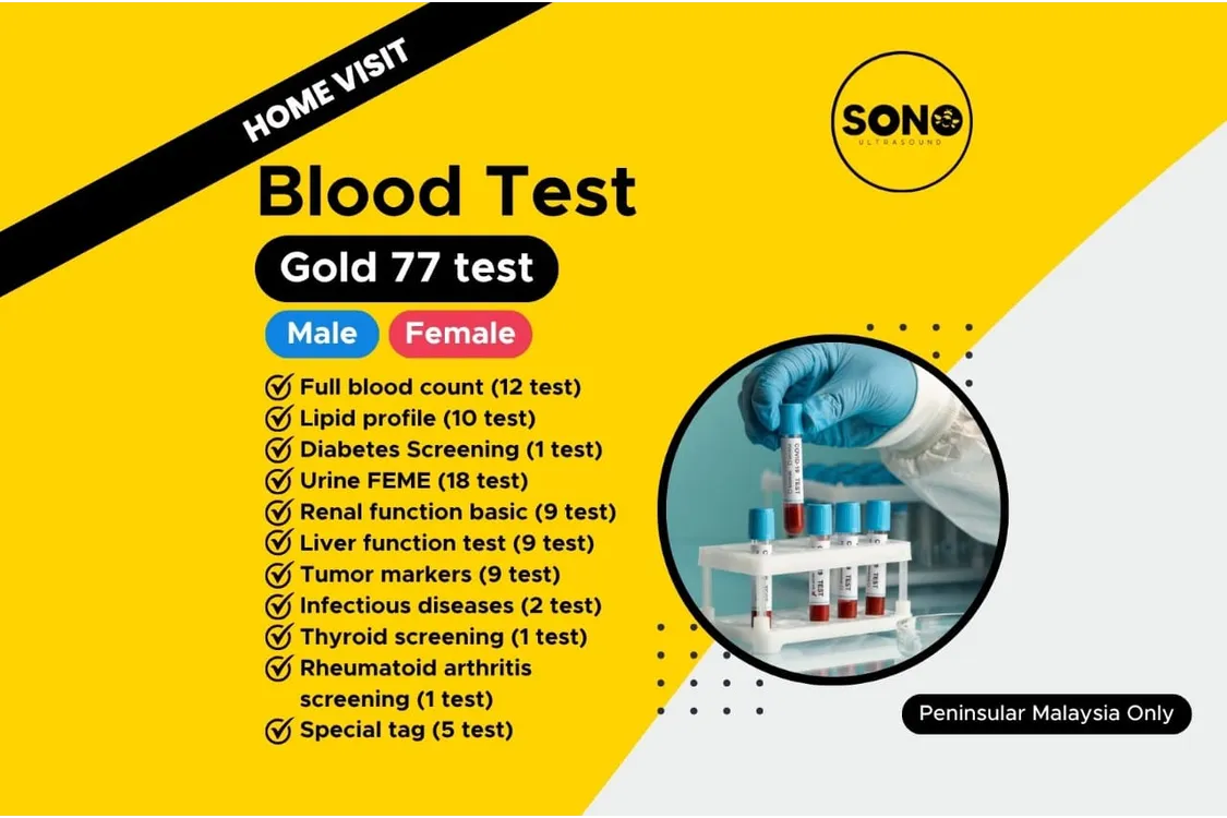 Blood Test Gold 77 Test