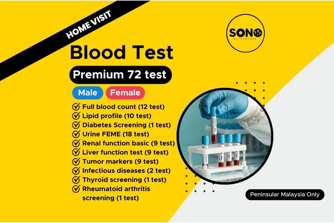 Blood Test Premium 72 Test 
