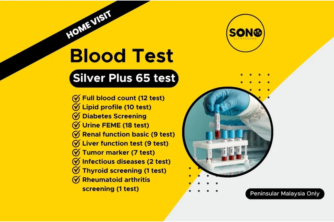 Silver Plus 65 Blood Test Package