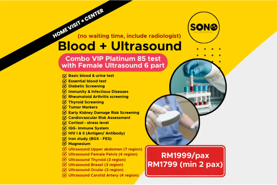  VIP Platinum 85 Test + Female Ultrasound 6 Parts 