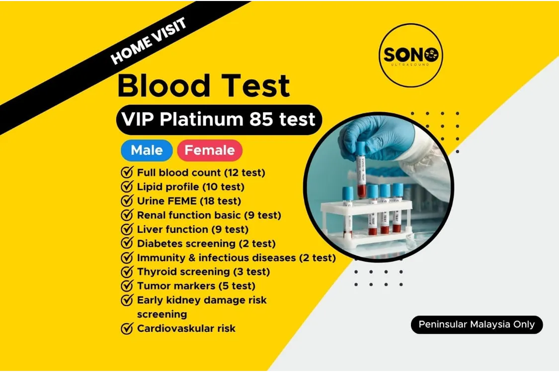 Blood Test VIP Platinum 85 Test 