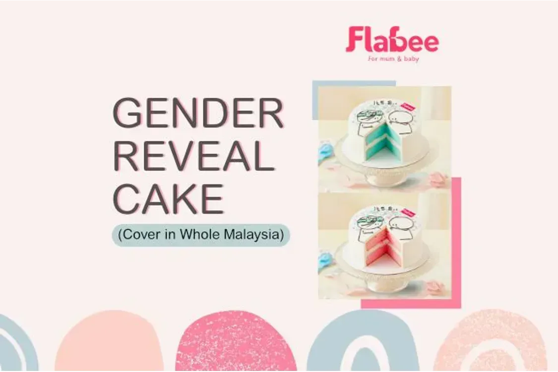 (Klang Valley Only) Gender Reveal Cupcakes 6pcs Full Sugar