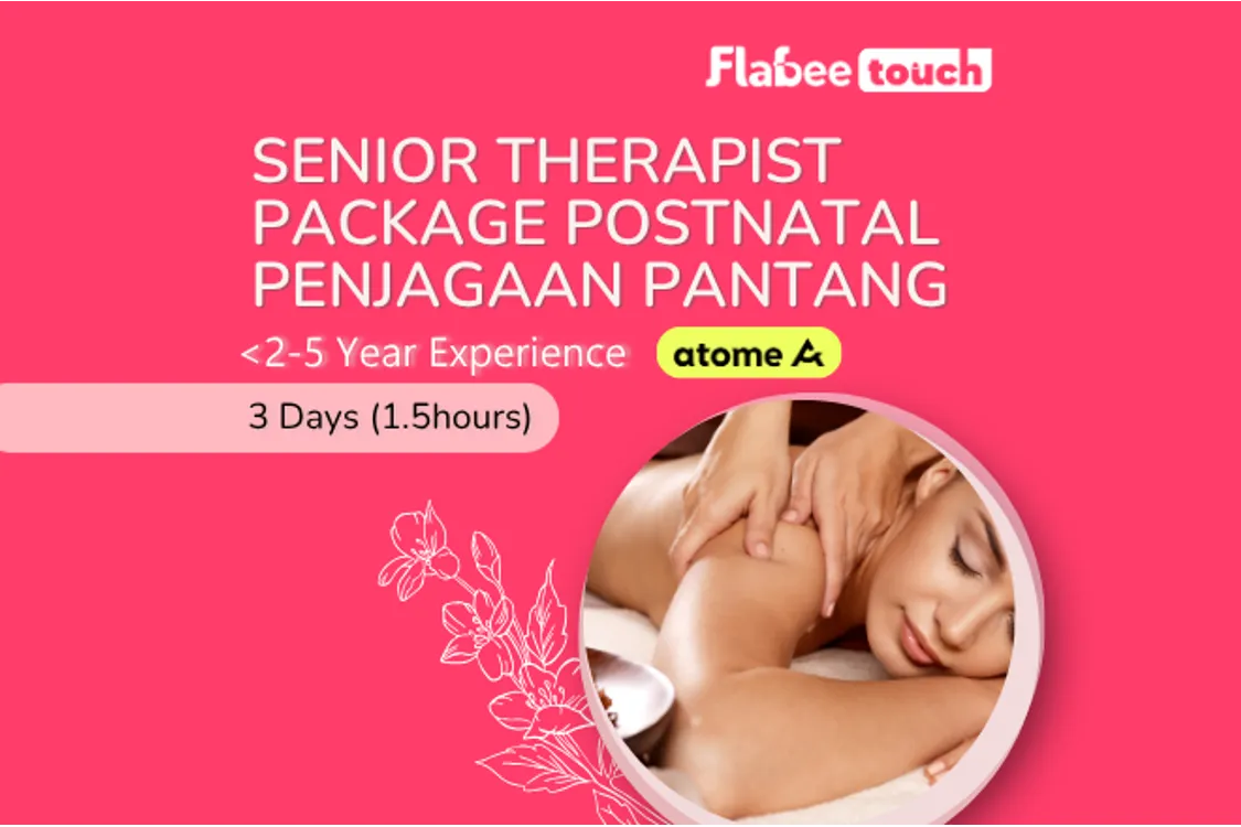 [Home] Jimat Postnatal Massage (1.5 Hours) - 3 Days Package