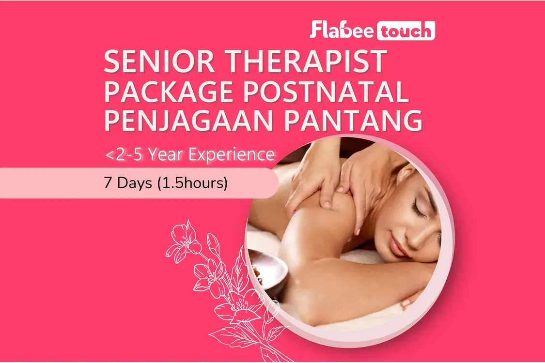 [Home] Jimat Postnatal Massage (1.5 Hours) - 7 Days Package 