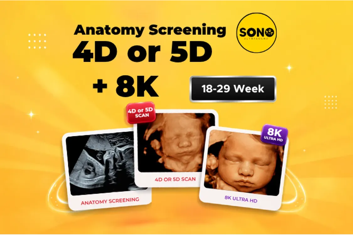 Anatomy Screening & 5D Scan in 8K Clarity