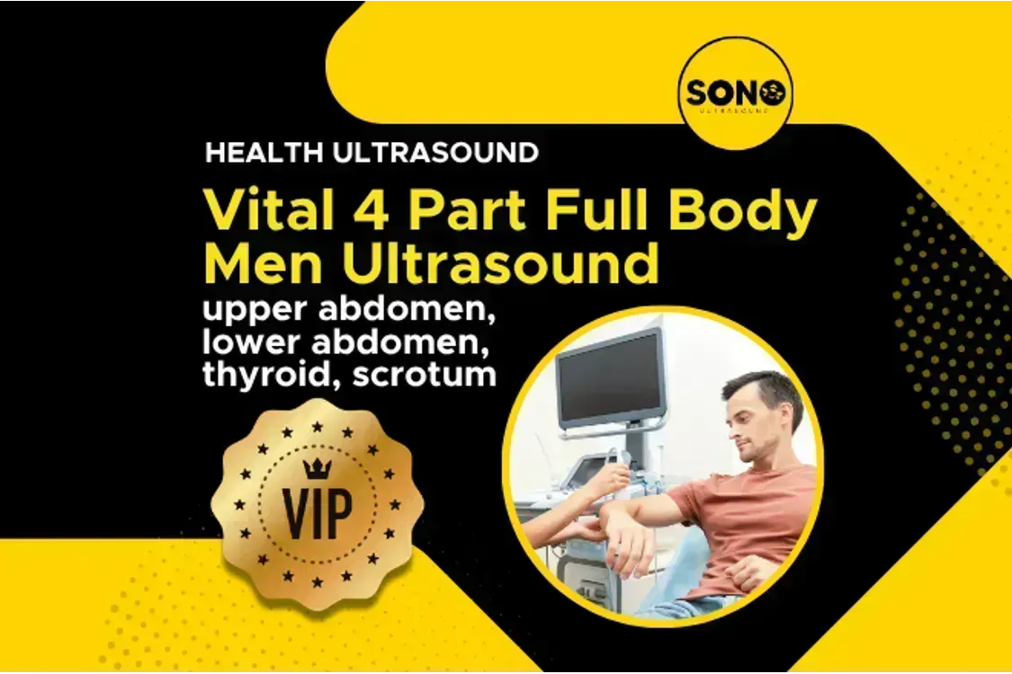 VIP Vital 4 Part Full Body Ultrasound for Men Malaysia